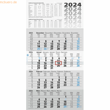 4061947109184 - 25 x 4-Monatskalender 4 Monate 1 Seite 30x59cm UWS 2024 4061947109184 - 25 x 4-Monatskalender 4 Monate 1 Seite 30x59cm UWS 2024