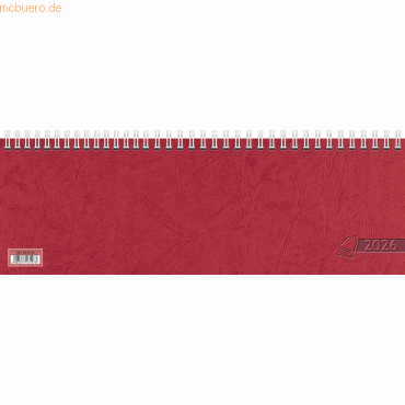 4061947145335 - 20 x Querkalender 297x10cm 1 Woche auf 1 Seite rot Kalendariu 4061947145335 - 20 x Querkalender 297x10cm 1 Woche auf 1 Seite rot Kalendariu