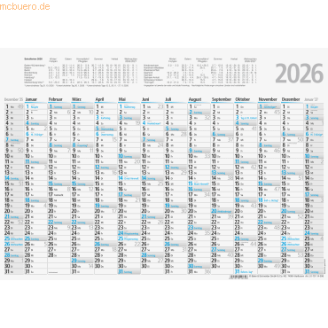 4061947146646 - 600 x Plakatkalender A4 14 Monate Kalendarium 2026 4061947146646 - 600 x Plakatkalender A4 14 Monate Kalendarium 2026