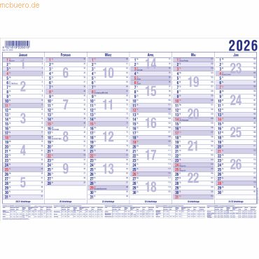 Güss Tafelkalender A5 12 Monate Kalendarium 2025