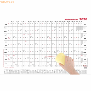 4021819204010 - Jahresübersicht A2 12 Monate Kalendarium 2023