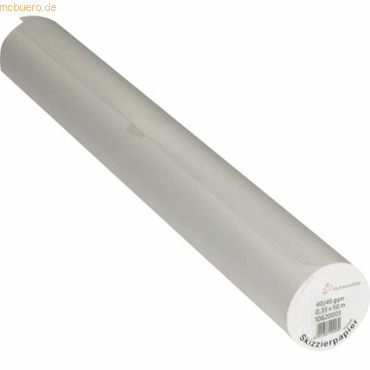 4011367200039 - Schleicher & Schuell Skizzenpapier 40 45g transparent 33cm x 50m 1 Rolle 4011367200039 50 Meter