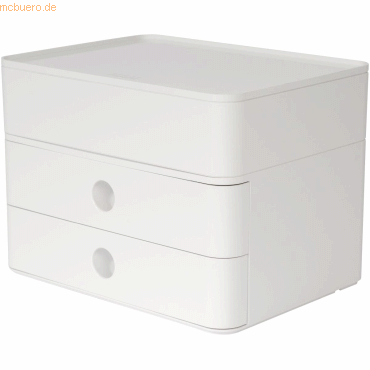 HAN Schubladenbox Smart-Box Plus Allison 2 Schübe snow white