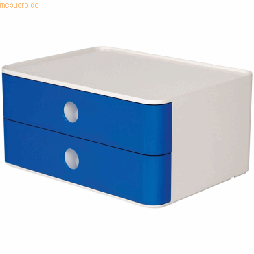 HAN Schubladenbox Smart-Box Allison 260x195x125mm 2 Schübe royal blue/