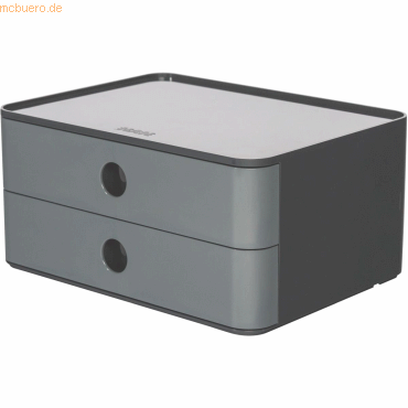 HAN Schubladenbox Smart-Box Allison 260x195x125mm 2 Schübe granite gre