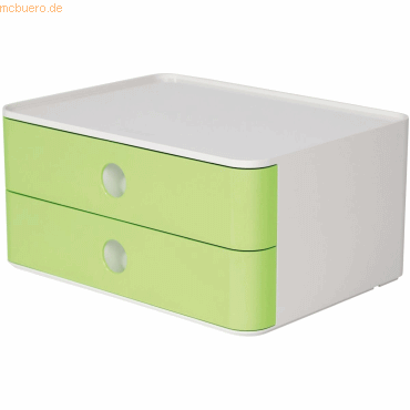 HAN Schubladenbox Smart-Box Allison 260x195x125mm 2 Schübe lime green/