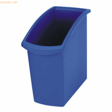 3 x Han Papierkorb Mondo 18 Liter blau