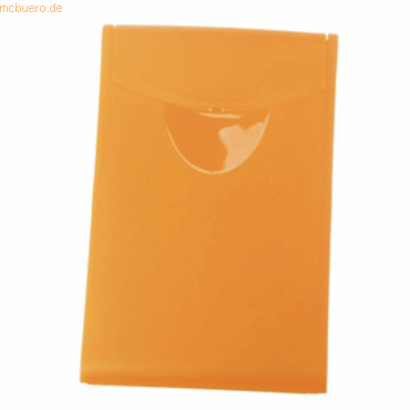 10 x Han Visitenkartenbox Cognito für ca. 20 Karten transluzent orange