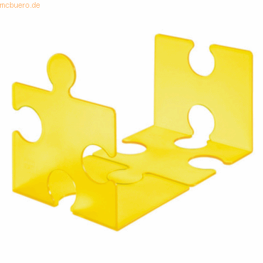 4012473921245 - Han CD Buchstütze Puzzle im 2er-Pack transluzent orange