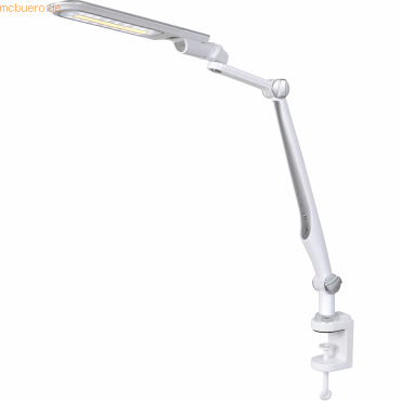 Hansa LED-Tischleuchte Multiflex mit Fuß 6,6W silber
