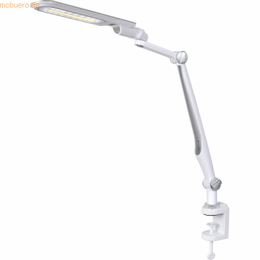 7612176082860 - LED-Tischleuchte Multiflex stufenlos dimmbar 3 Farbtemperatur-Stufen mit Fuß und Klemme silber