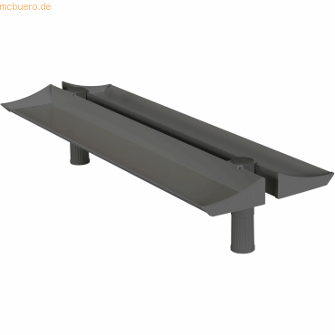 7612176074575 - Ordnungssystem Duo Top Board 1000 mm schwarz