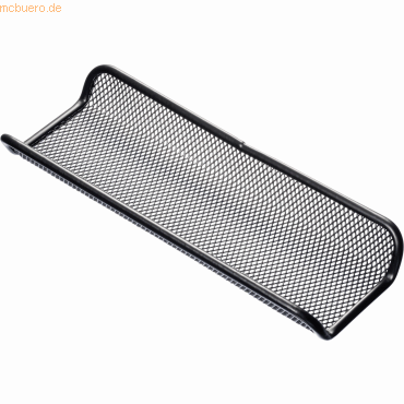 4012086080360 - Stifteschale Mesh 1 Fach Mesh Stahl 95x35x245mm schwarz