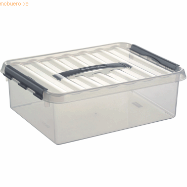 Sunware Aufbewahrungsbox mit Deckel 10 Liter 300x110x400mm transparent