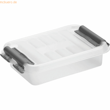 Sunware Aufbewahrungsbox mit Deckel 0,2 Liter Kunststoff 77x30x118mm t