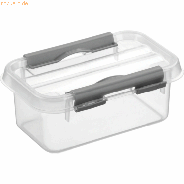 Sunware Aufbewahrungsbox mit Deckel 0,5 Liter Kunststoff 100x63x150mm