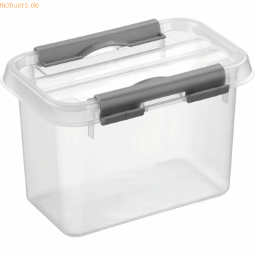 Sunware Aufbewahrungsbox mit Deckel 0,8 Liter Kunststoff 100x103x150mm