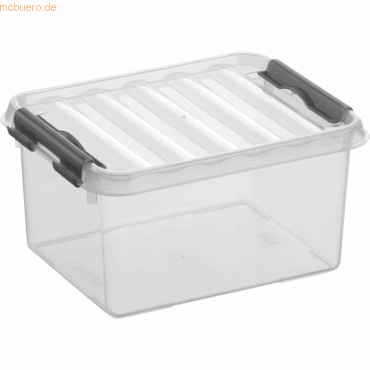 Sunware Aufbewahrungsbox mit Deckel 2 Liter Kunststoff 150x100x200mm t