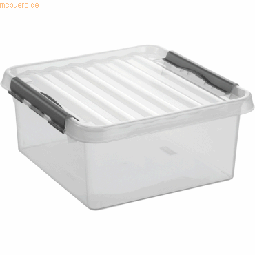 Sunware Aufbewahrungsbox mit Deckel 18 Liter Kunststoff 400x180x400mm