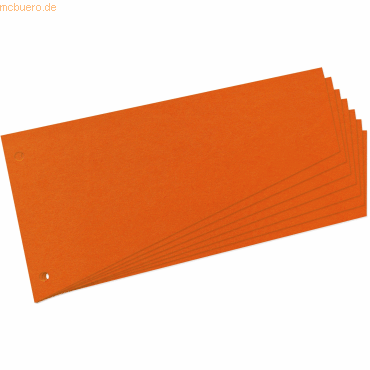 Herlitz Trapeztrennstreifen 230x120mm 190g/qm orange