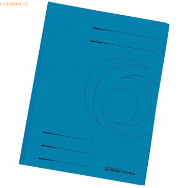 4008110396569 - 10 x Einschlagmappe A4 Recycling intensiv blau