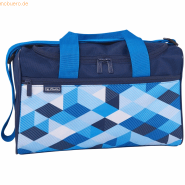 4008110574608 - Sporttasche Blue Cubes aus Polyester