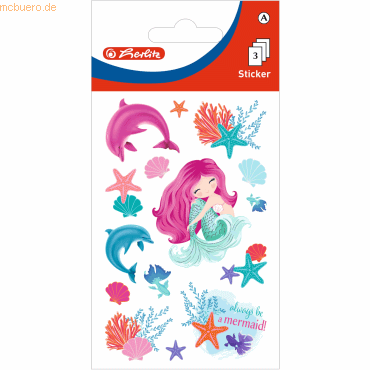 4008110262680 - 10 x Sticker-Etikett Meerjungfrau 3 Blatt 4008110262680 - 10 x Sticker-Etikett Meerjungfrau 3 Blatt