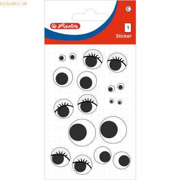 4008110263571 - 10 x Schmucketikett Kids Motiv 6 rechteckig Wackelaugen VE=1 B