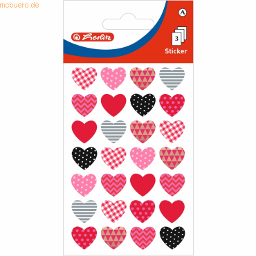 4008110264561 - 10 x Deko-Sticker Motiv 9 selbstklebend Herzen Rosarot mix VE= 4008110264561 - 10 x Deko-Sticker Motiv 9 selbstklebend Herzen Rosarot mix VE=
