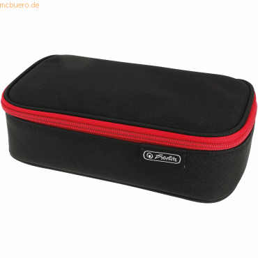 4008110286228 - Federmäppchen Design beatBox 225 (B) x 12 (T) x 7 (H) cm SchwarzRot