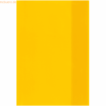 4008115215018 - 25 x Heftumschlag A5 PP transparent gelb