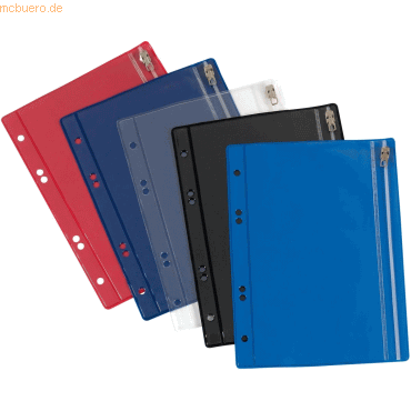 4008115506109 - 10 x Utensilienhülle klein 125x205cm mit Lochung farbig sort