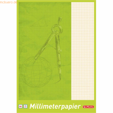 4008110690407 - Millimeterpapier-Block DIN A4 80 g qm 25 Blatt