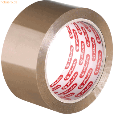 4008118842617 - herlitz Verpackungsklebeband 50 mm x 66 m braun aus Kunststoff geräuscharm auf großem Rollenkern (8842619)