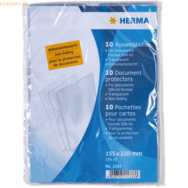 4008705013338 - Ausweishülle PP 1-fach 155 x 220 mm Kleinpackung