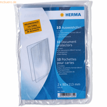 4008705013352 - HERMA Ausweishülle (Klapphülle) A7 4008705013352 - HERMA Ausweishülle (Klapphülle) A7