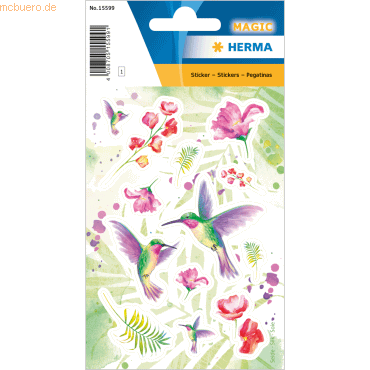 4008705155991 - 10 x HERMA Sticker Tropical Island farbige Sticker Folie