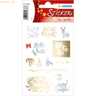 4008705156387 - 10 x HERMA Creative Sticker Silent Night VE=13 Sticker