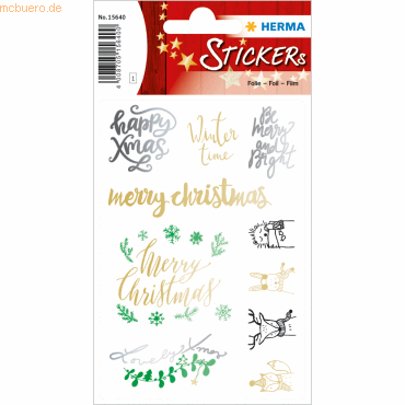 4008705156400 - 10 x HERMA Creative Sticker Lovely Xmas VE=10 Sticker