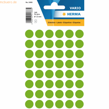 4008705018685 - Markierungspunkte 1868 leuchtgrün Ø 12mm 4008705018685 1868 240 Stück