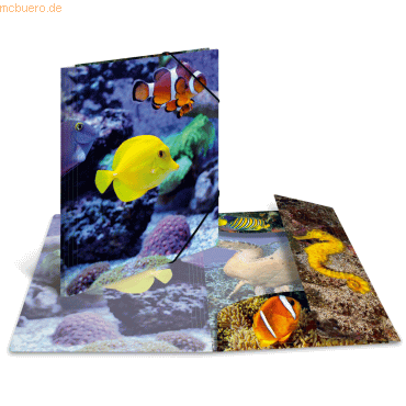 4008705193344 - 3 x HERMA Sammelmappe Glossy Tiere A3 PP Fische 4008705193344 - 3 x HERMA Sammelmappe Glossy Tiere A3 PP Fische