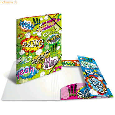 4008705193771 - HERMA Elasticated folder A3 PP comics 4008705193771 - HERMA Elasticated folder A3 PP comics