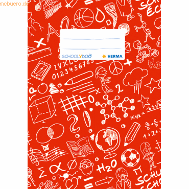 4008705194143 - Heftschoner Schoolydoo DIN A5 aus PP rot 4008705194143 - Heftschoner Schoolydoo DIN A5 aus PP rot