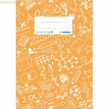 4008705194167 - Heftschoner Schoolydoo DIN A5 aus PP orange 4008705194167 - Heftschoner Schoolydoo DIN A5 aus PP orange
