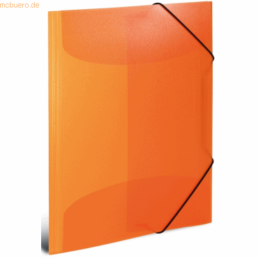 4008705195157 - HERMA 3-flap folder - for A3 - translucent orange