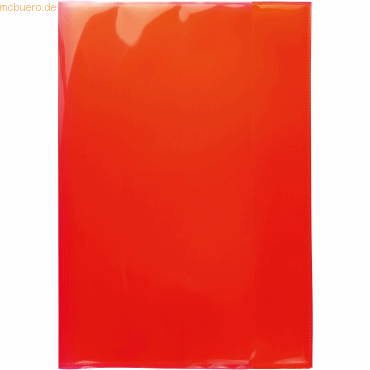 4008705196079 - 10 x HERMA Heftschoner Transparent Plus A4 rot 4008705196079 - 10 x HERMA Heftschoner Transparent Plus A4 rot