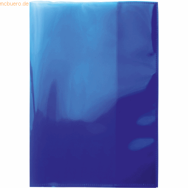 4008705196093 - 10 x HERMA Heftschoner Transparent Plus A5 blau