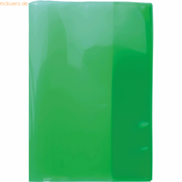 4008705196130 - 10 x HERMA Heftschoner Transparent Plus A5 grün