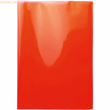 4008705196161 - 10 x HERMA Heftschoner Transparent Plus A5 rot