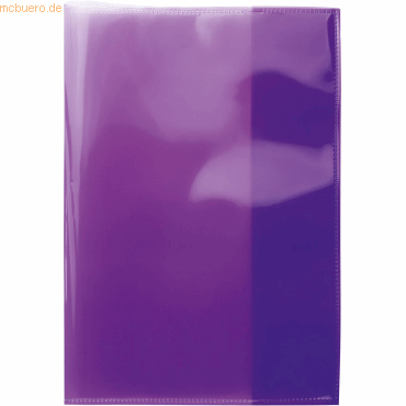 4008705196178 - 10 x HERMA Heftschoner Transparent Plus A5 violett